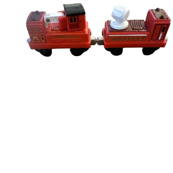 Thomas The Tank Engine Gullane (2004) Sodor Rescue No. 9 & 10 Spotlight & Hose C - Picture 1 of 7